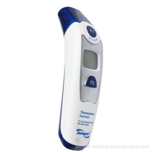 Dual Mode Infrared Thermometer, From the Forehead or By Insertion in the Ear-Babies Adult childNew